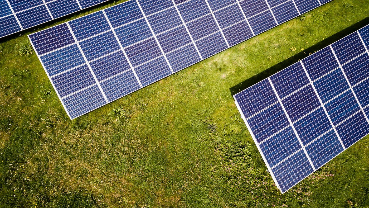 Commercial & industrial solar — illustrative stock photography