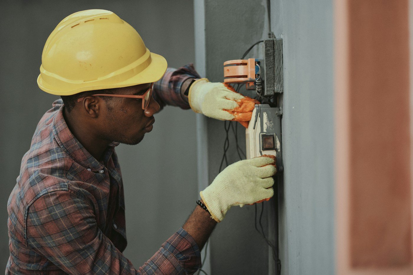 Solar maintenance & troubleshooting — illustrative stock photography